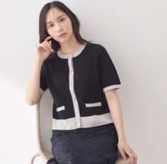 新品✨index ニット半袖カーディガンのサムネイル