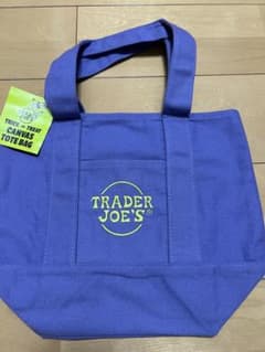 新品 Trader Joe’s ミニトートバッグ パープルのサムネイル
