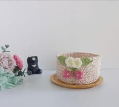 ꕤオーダー品・いちごの小物収納かごꕤ ꕤオーダー品・いちごの小物収納かごꕤ - メルカリ