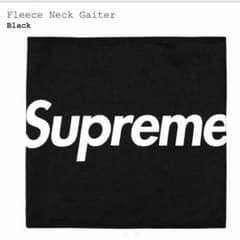 Supreme Neck Gaitor 黒のサムネイル