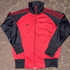 adidasトラックジャケット 00s 赤黒 レアサイズのサムネイル