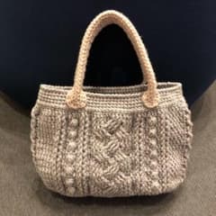 毛糸バッグ ハンドメイドのサムネイル