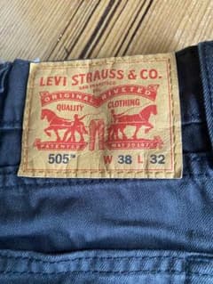 LEVI 505 グレー デニムパンツ W38 L32のサムネイル