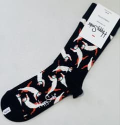 Happy Socks 新品 ハッピーソックス レディース　猫　Kのサムネイル