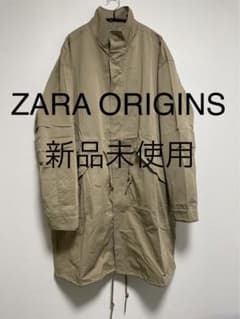 ZARA ORIGINS 撥水加工入りパーカ S-M カーキ オリーブ ベージュのサムネイル