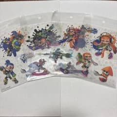 スプラトゥーン クリアステッカー (4枚セット)のサムネイル