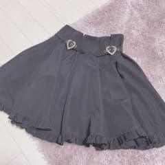 ロジータ ハートバックル スカート 黒のサムネイル