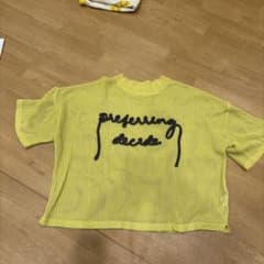 ロゴ刺繍 メッシュ 半袖Tシャツのサムネイル