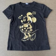 美品 早い者勝ち ミニーマウス Tシャツ サイズ120 黒のサムネイル