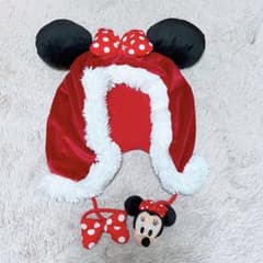 ディズニー ファンキャップ ミニー サンタ　被り物のサムネイル