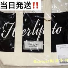 HLT Canvas Mini Tote herlipto ハリプ 黒 ハリプ HLT Canvas Mini Tote トートバッグ 新宿 ブラック - メルカリ