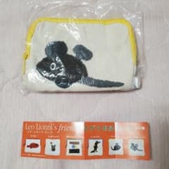 レオ・レオニズ フレンズ さがら刺繍ポーチ ぜんまいねずみウィリーのサムネイル