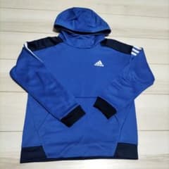 アディダス　パーカー青　140のサムネイル