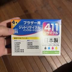 JIT ブラザー用 リサイクルインク LC411-4PK ブラック