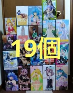 ■미소녀 피규어 19개 아이자카 타이가/알베도/하츠네 미쿠/키타가와 카이유메/기노시타 히데요시 등 3