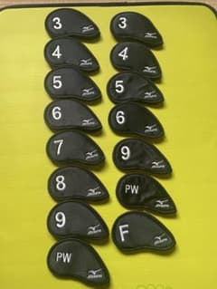 MIZUNO ミズノ　アイアン用ヘッドカバー 3-9 PW プラス予備7本分のサムネイル