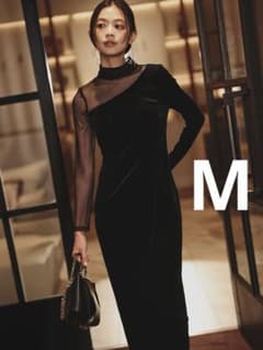 2025今期】anuans シアーコンビタイトワンピース - メルカリ