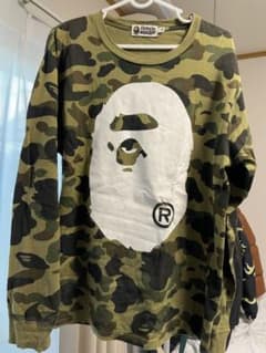 ※最終値下げ【入手困難】BAPE ロングTシャツのサムネイル