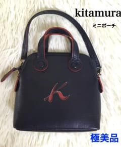 ○極美品○ キタムラ kitamura 元町 レザー ポーチ ミニバッグ - メルカリ