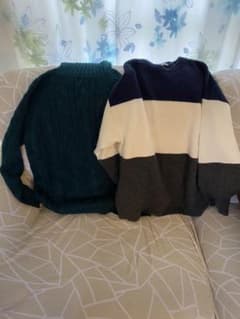 ★はるさくママ様専用★ ⭐︎美品⭐︎G.Uメンズニットのサムネイル