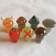 なめこ栽培キット ミニフィギュア 5体セットのサムネイル