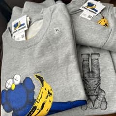 UNIQLO KAWS+WARHOL スウェット　上下セットのサムネイル