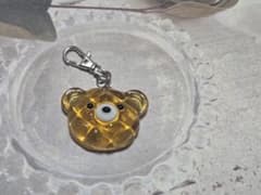 【ハンドメイド】くまのメロンパン風グミキーホルダーのサムネイル