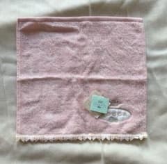 TOCCA タオルハンカチ ピンク 刺繍 レースのサムネイル