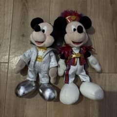 東京ディズニーランド　ミッキー　ぬいぐるみバッジ 2個セットのサムネイル