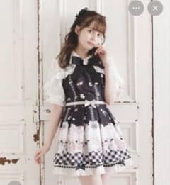LIZLISA Sugary Treats Picnic柄セットアップ ブラックのサムネイル