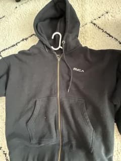 RVCA ジップアップパーカー ブラックのサムネイル