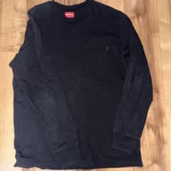 Supreme ポケット付き 長袖Tシャツ ブラック Mのサムネイル