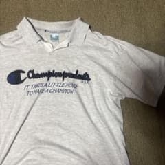 Champion チャンピオン ポロシャツ グレーのサムネイル