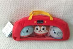 新品 ディズニー ダンボ 窓つきポーチバッグ ぬいぐるみ ストラップ