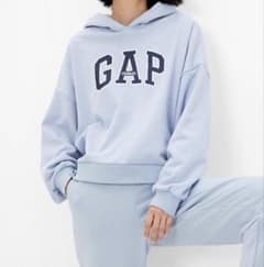 GAP ロゴ プルオーバー パーカー ライトブルー XSのサムネイル