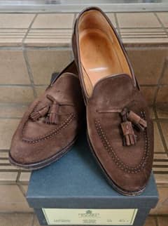 Crockett&Jones CAVENDISH2 スエードタッセルローファー - メルカリ