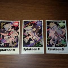 Splatoon 3 Grand Festival Photo Card Set (3 types)