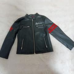 RadCustom ライダースジャケット ブラック 130cmのサムネイル