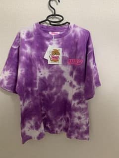 紫のタイダイ半袖Tシャツ OKAKAのサムネイル