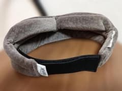 快適なグレーアイマスク 伸縮性バンド付きのサムネイル