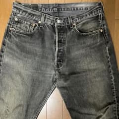 VINTAGE90sLevi's501 블랙 데님 컷오프 미국제 W33