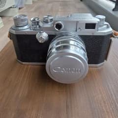 Canon IV Sbレンジファインダーカメラとレンズ50mm F1.8とケース