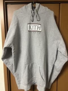 KITH TREATS フード付きパーカー グレーXL KITH TREATS フード付きパーカー グレーXL - メルカリ