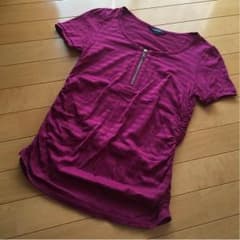 美品！バーバリー ロンドン♡美ライン ギャザー入りボーダーカットソー♡のサムネイル