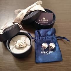 専用です♪AGATHA アガタ イヤリングとリング セット 箱つきのサムネイル