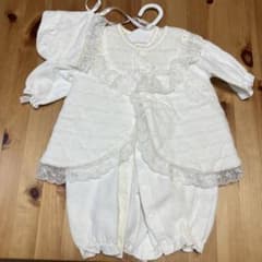 ホワイト セレモニードレス 帽子付きのサムネイル