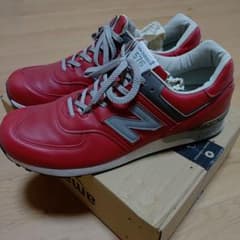 ニューバランス M 576 RED us12 30cm イングランド - メルカリ