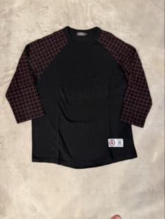 AFFA undercover高橋盾藤原ヒロシスパイダーチェックラグランTシャツ 