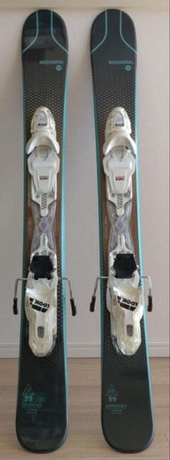 ROSSIGNOL 99cm ショートスキー板 バインディング付き - メルカリ