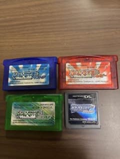 ポケットモンスター GBA DS ソフト 4本セット まとめ売りのサムネイル